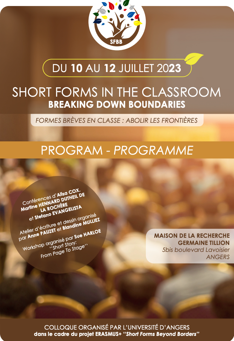 Formes brèves en classe : abolir les frontières / Shot Forms beyond borders : breaking down boundaries (Angers)