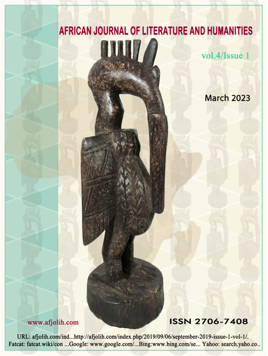 The African Journal of Literature and Humanities (AFJOLIH), varia