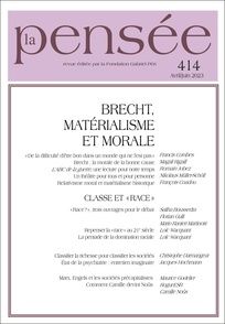 La Pensée 2023/2 (N° 414) :