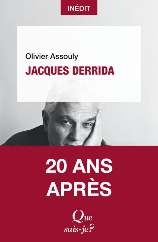 Olivier Assouly, Jacques Derrida