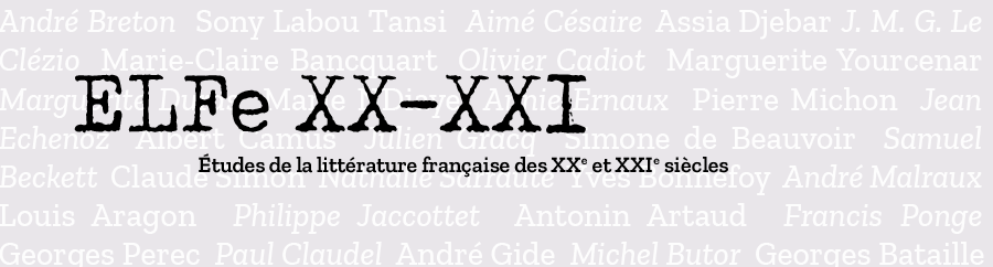ELFe XX-XXI, n° 12 :