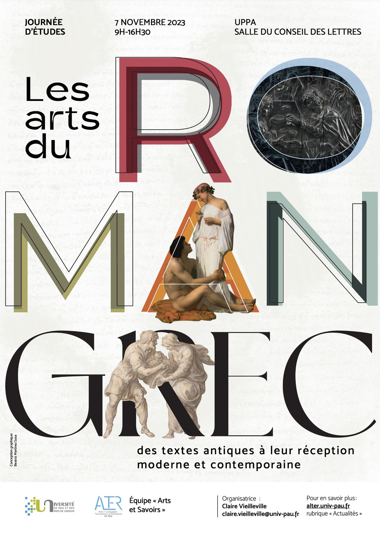 Les arts du roman grec, des textes antiques à leur réception moderne et contemporaine (Pau & en ligne)