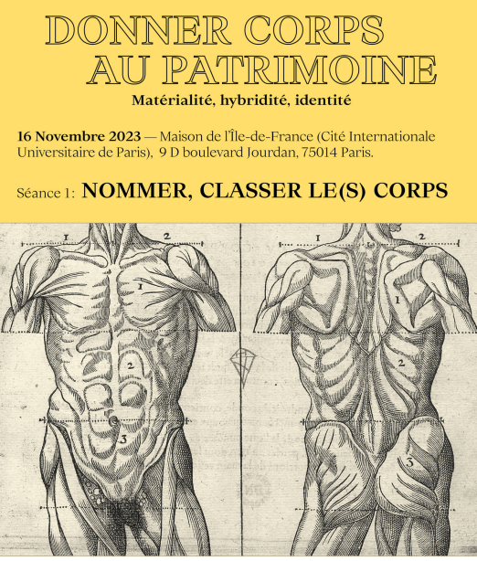 Nommer, classer le(s) corps (Cité universitaire, Paris)