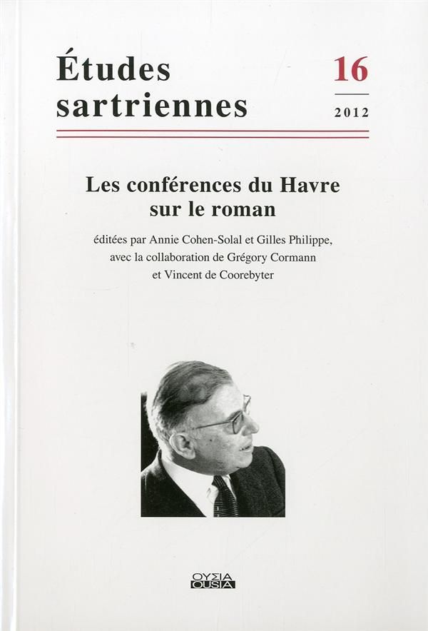 Études sartriennes, n° 16 : 