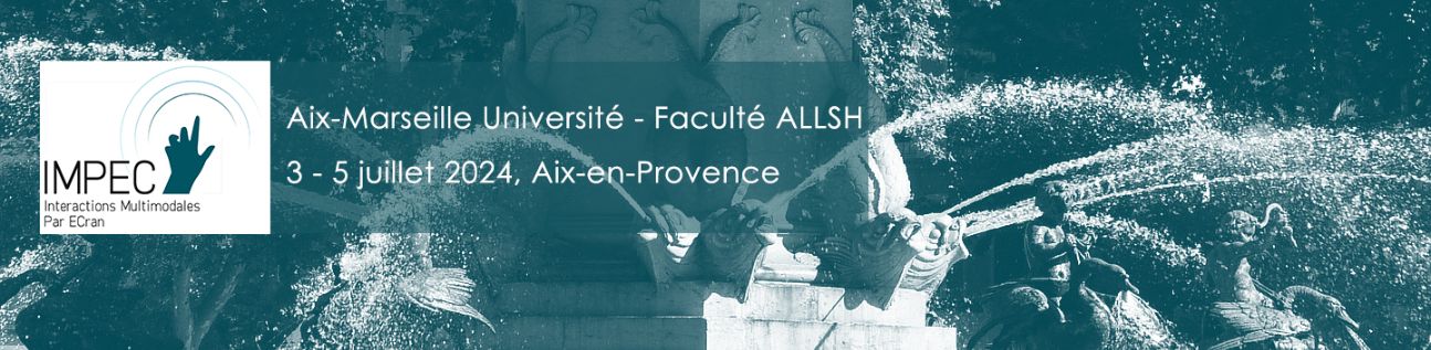 Colloque international Interactions Multimodales par ÉCran - IMPEC 2024 (Aix-en-Provence)