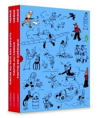 Hergé, Tintin en Amérique - Tintin au Congo - Tintin au pays des Soviets