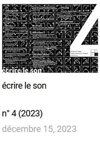 Écriture et image, n° 4 : 