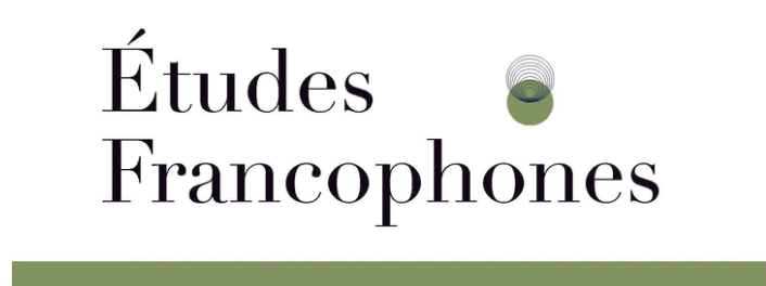 Études Francophones, n° 36 : 