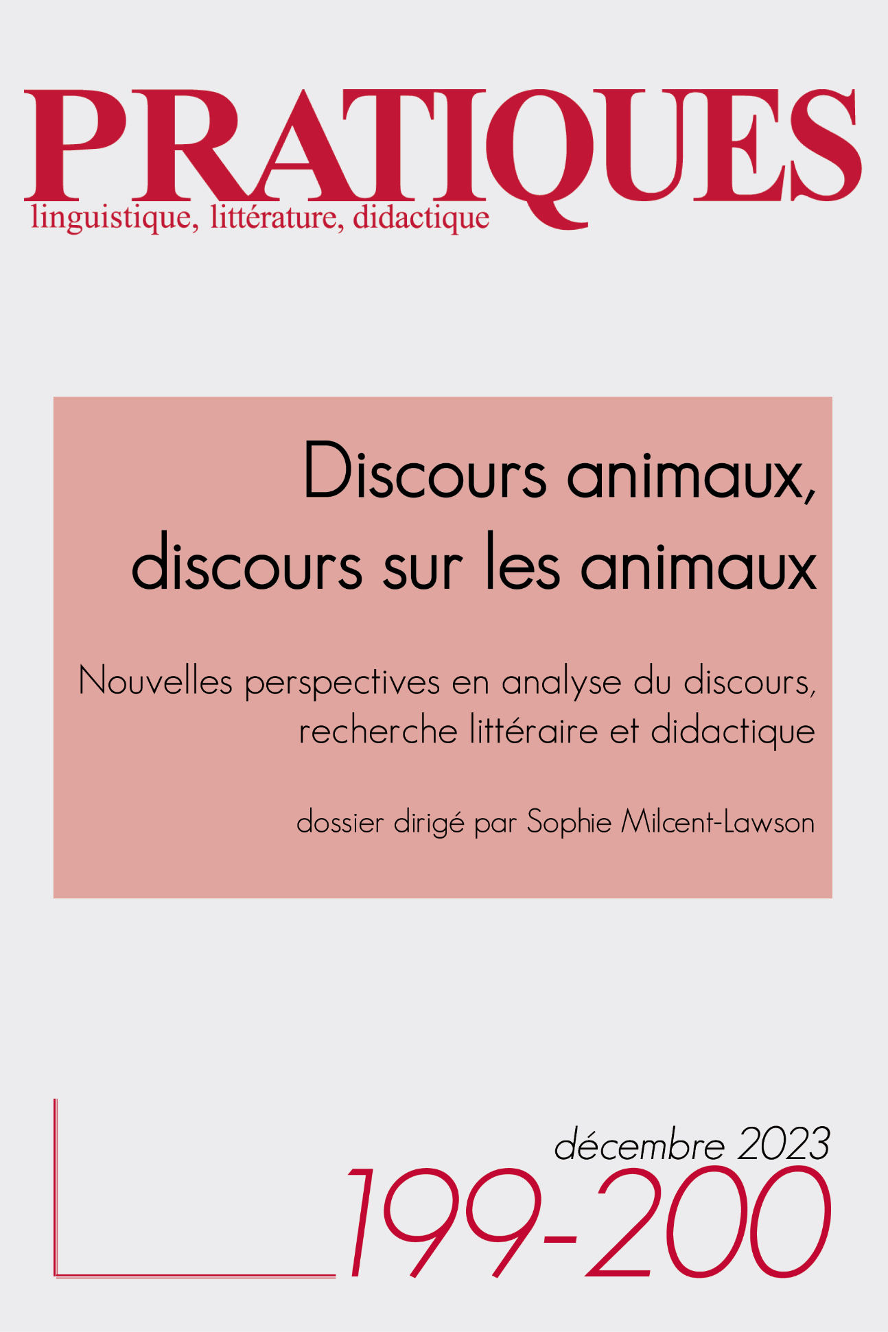 Pratiques, n° 199-200 :