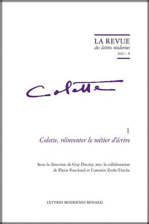 Revue des Lettres modernes (Minard), Série Colette, vol. 2 : 