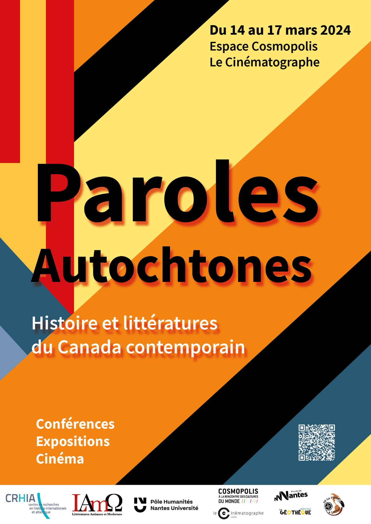 Paroles autochtones. Histoire et littératures du Canada contemporain (Nantes)