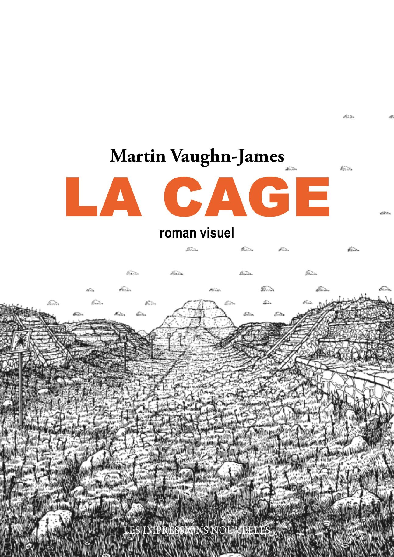 Martin Vaughn-James, La Cage (avec un essai de Thierry Groensteen, La construction de La Cage)
