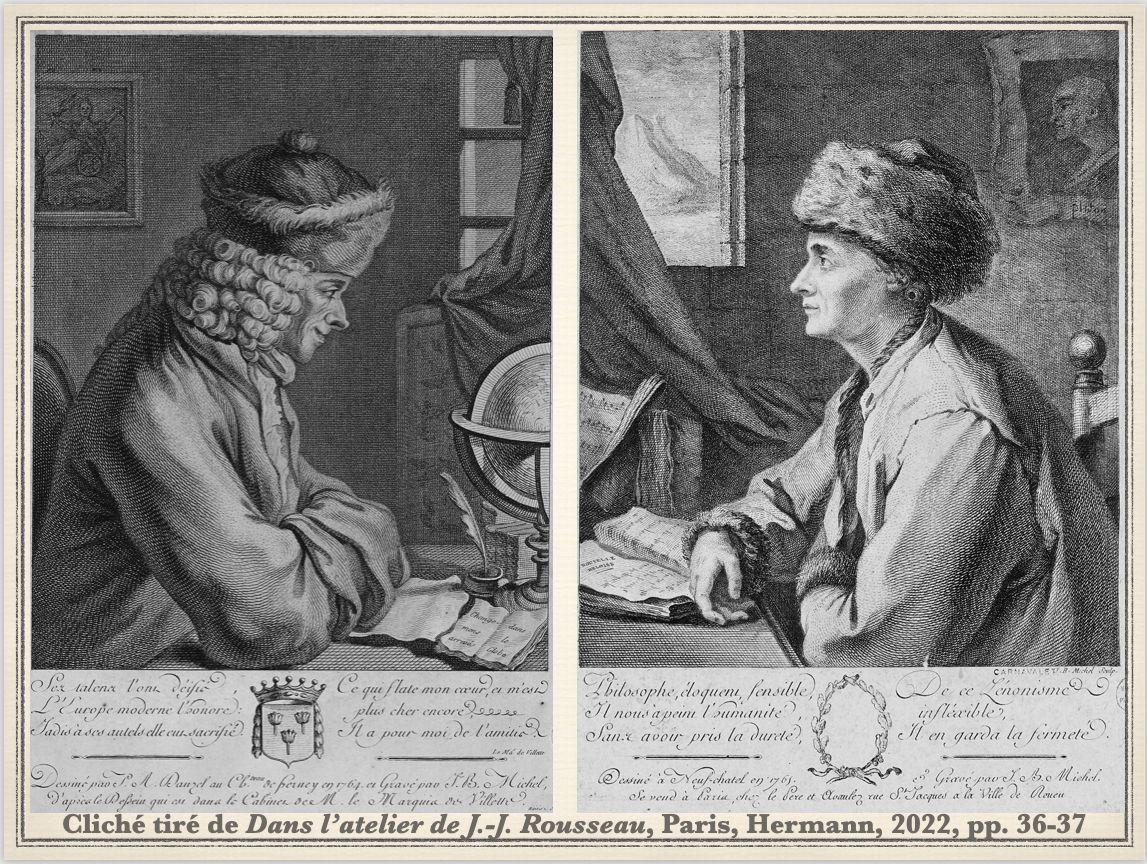 Voltaire / Rousseau : regards croisés sur deux archives d’écrivain (ENS Paris)