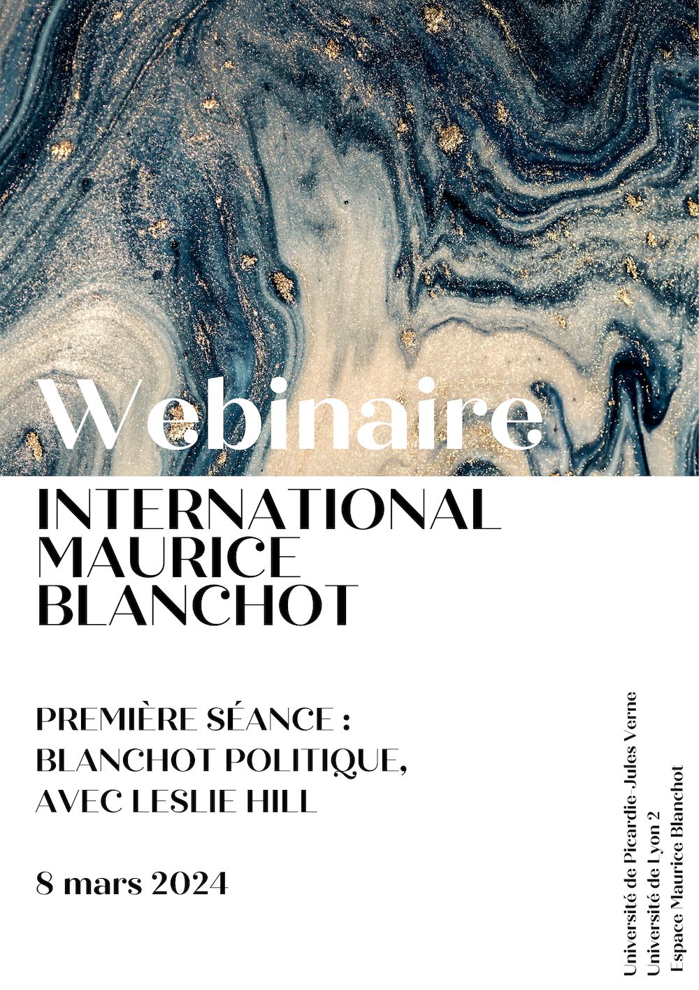 Webinaire international Maurice Blanchot. Avec Leslie Hill