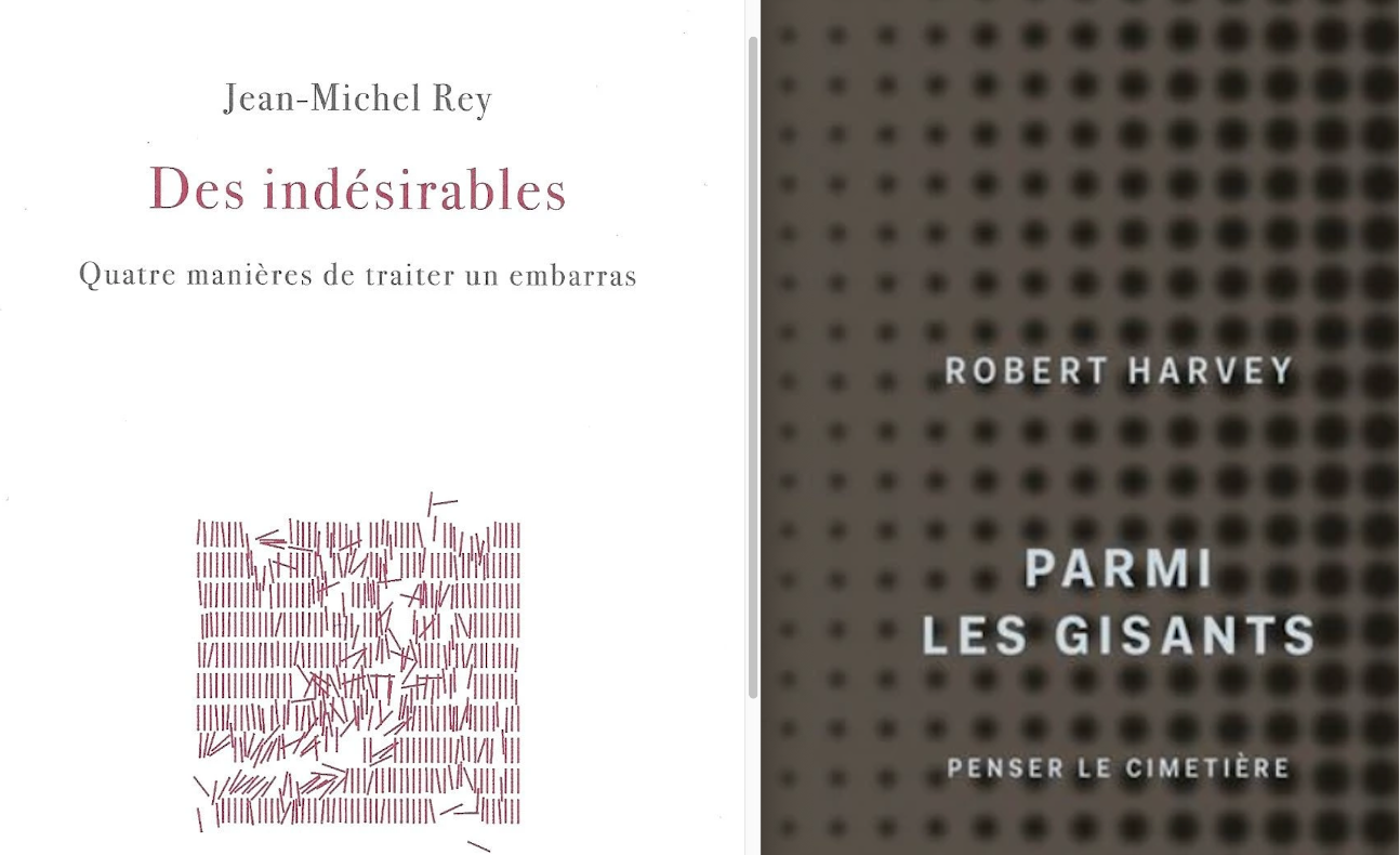 Deux livres croisés : Parmi les gisants, de Robert Harvey & Des Indésirables de Jean-Michel Rey (Paris Sorbonne)