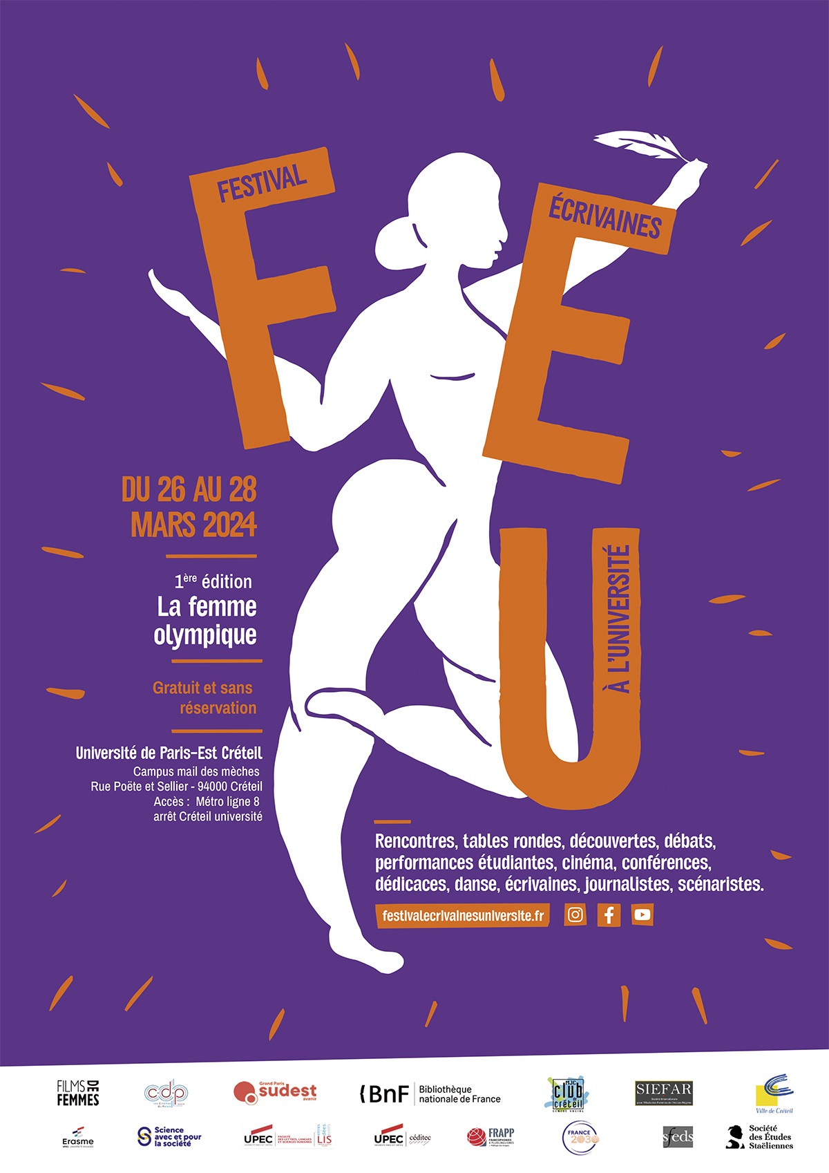 F.E.U, Festival Ecrivaines à l'Université de Créteil