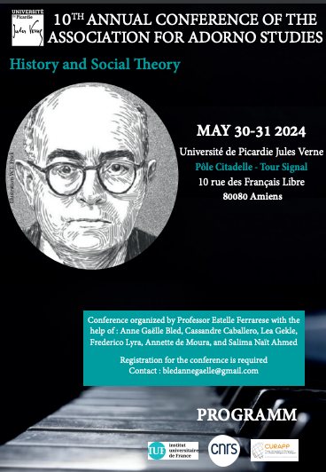 10th Annual Conference of the Association for Adorno Studies (Amiens)