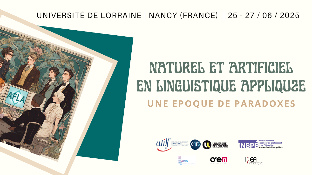 Naturel et artificiel en linguistique appliquée : une époque de paradoxes (Nancy)