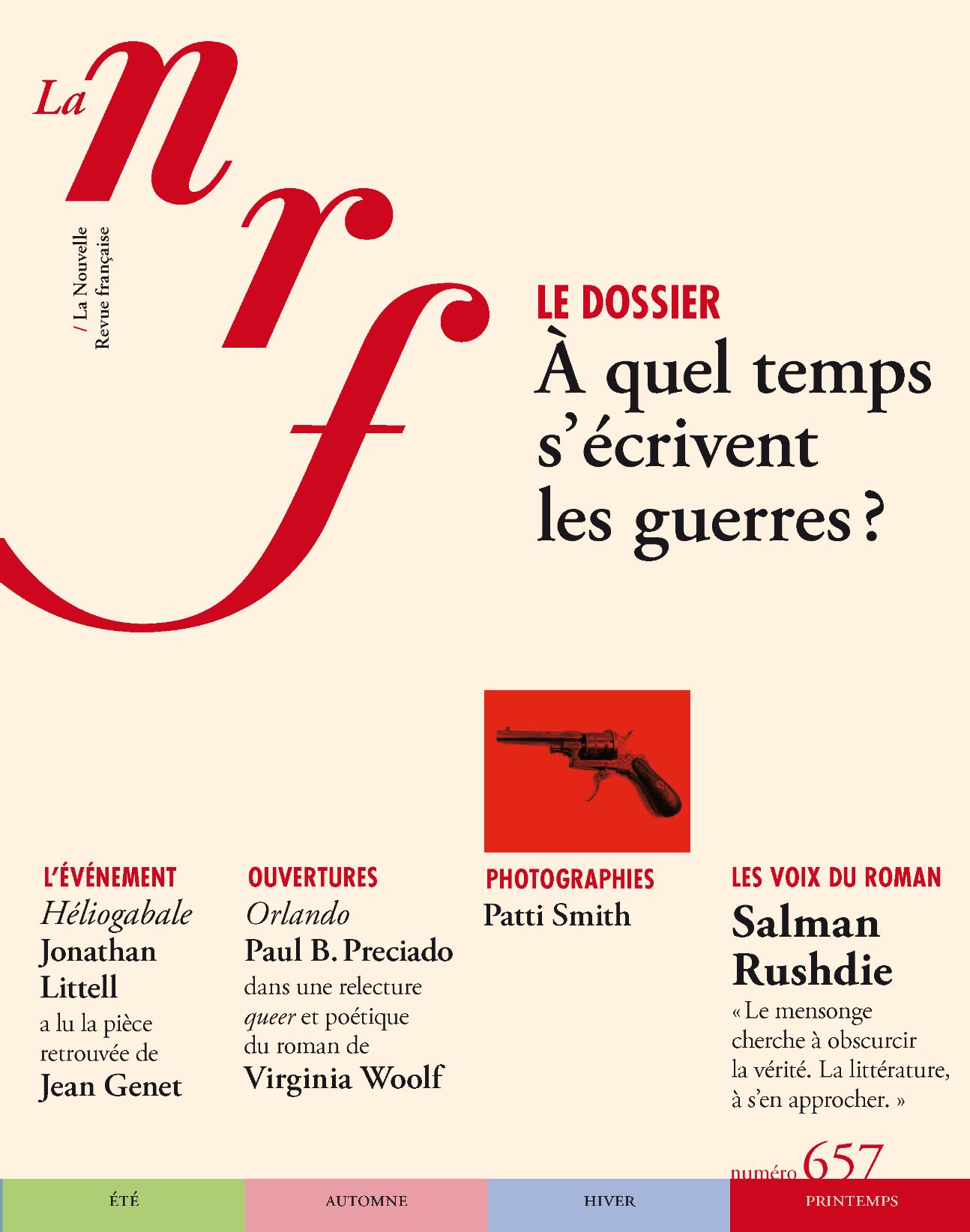 La Nouvelle Revue Française, n° 657