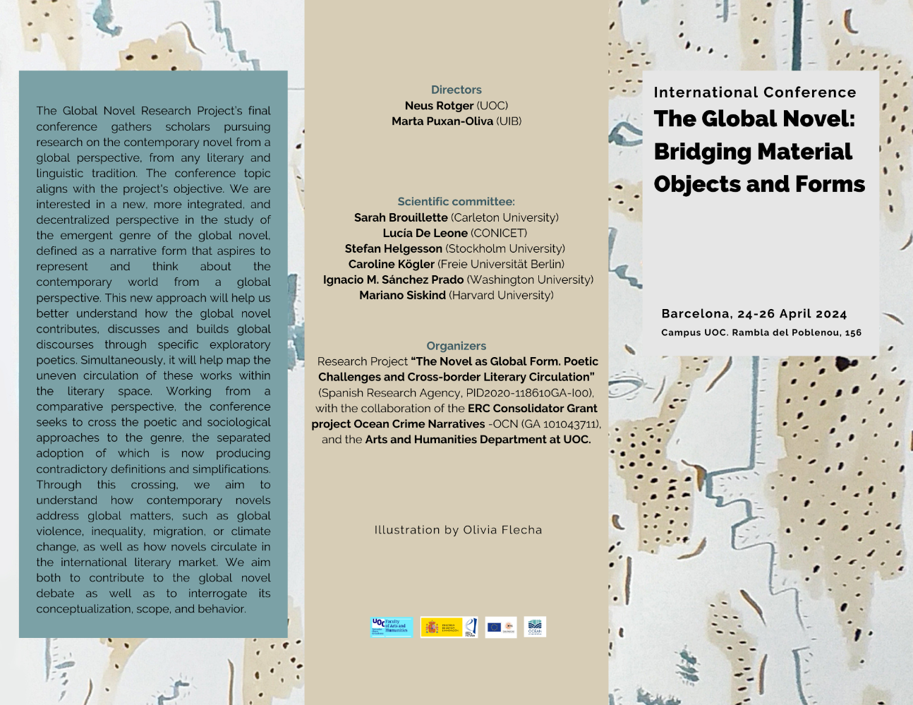 The Global Novel. Bridging Material Objects and Forms (Barcelona, Catalunya)