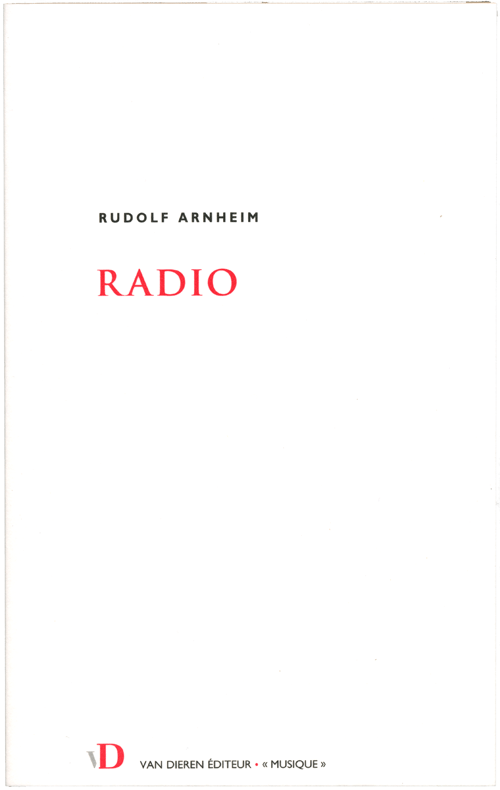 R. Arnheim, Radio