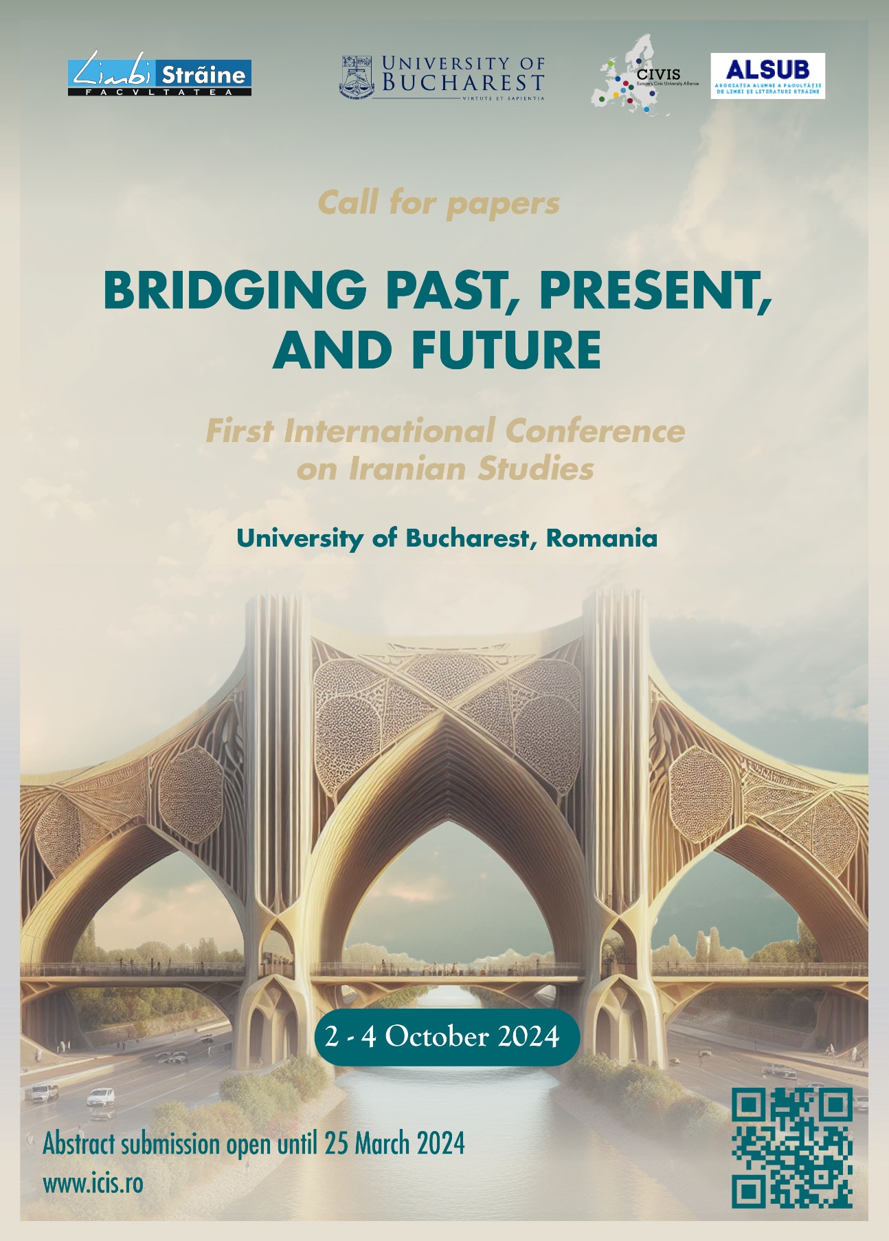 Première conférence internationale sur les études iraniennes. Relier le passé, le présent et le futur / First International Conference on Iranian Studies. Bridging Past, Present, and Future (Bucarest)