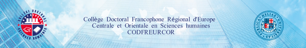 Tradition et innovation dans les recherches en sciences humaines (12e édition du colloque CODFREURCOR, Timisoara, Roumanie)