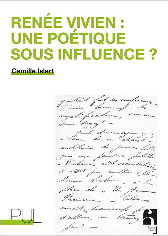 Camille Islert, Renée Vivien : une poétique sous influence ?