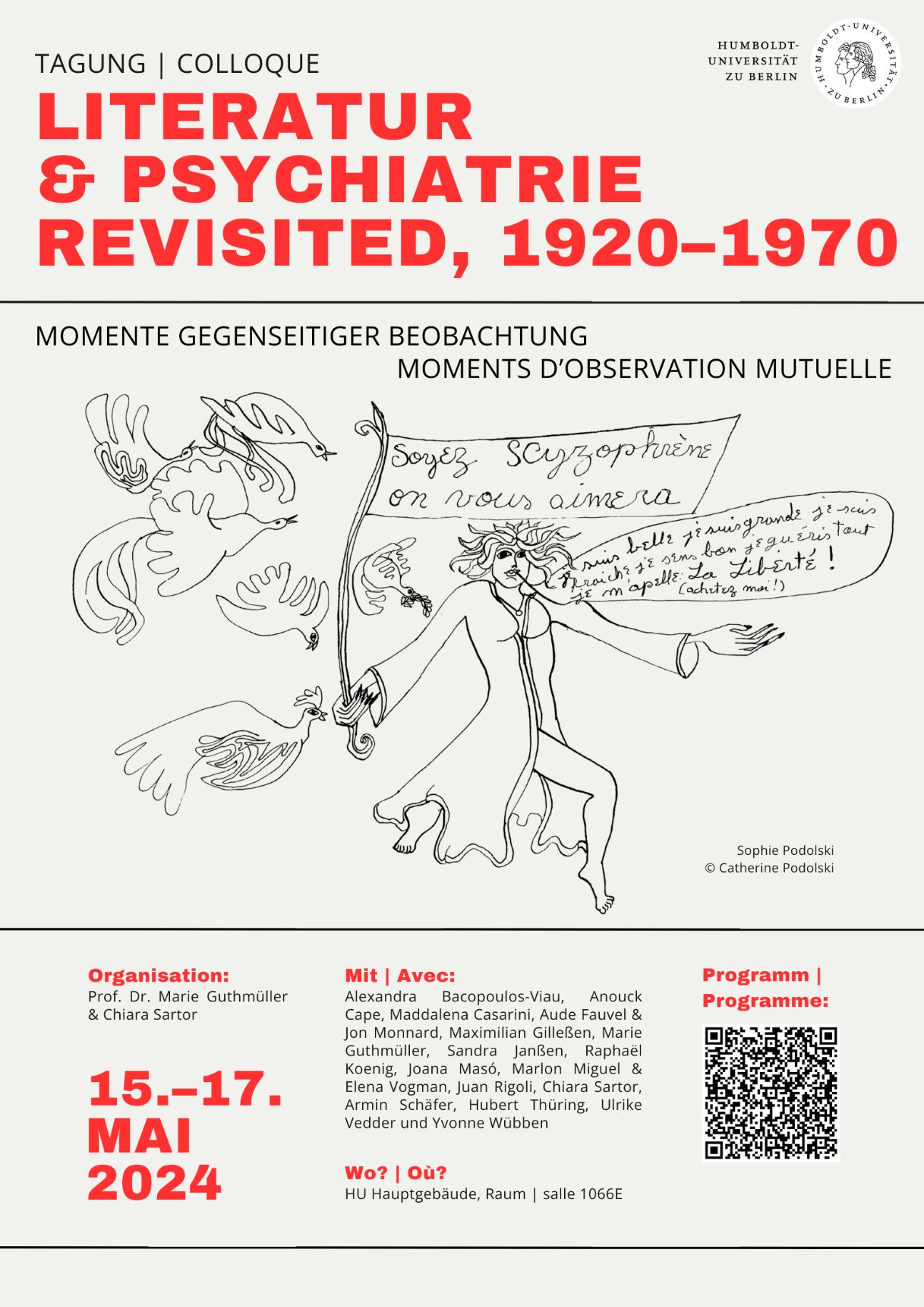 Literatur & Psychiatrie revisited, 1920–1970. Momente gegenseitiger Beobachtung | Moments d'observation mutuelle (Berlin)