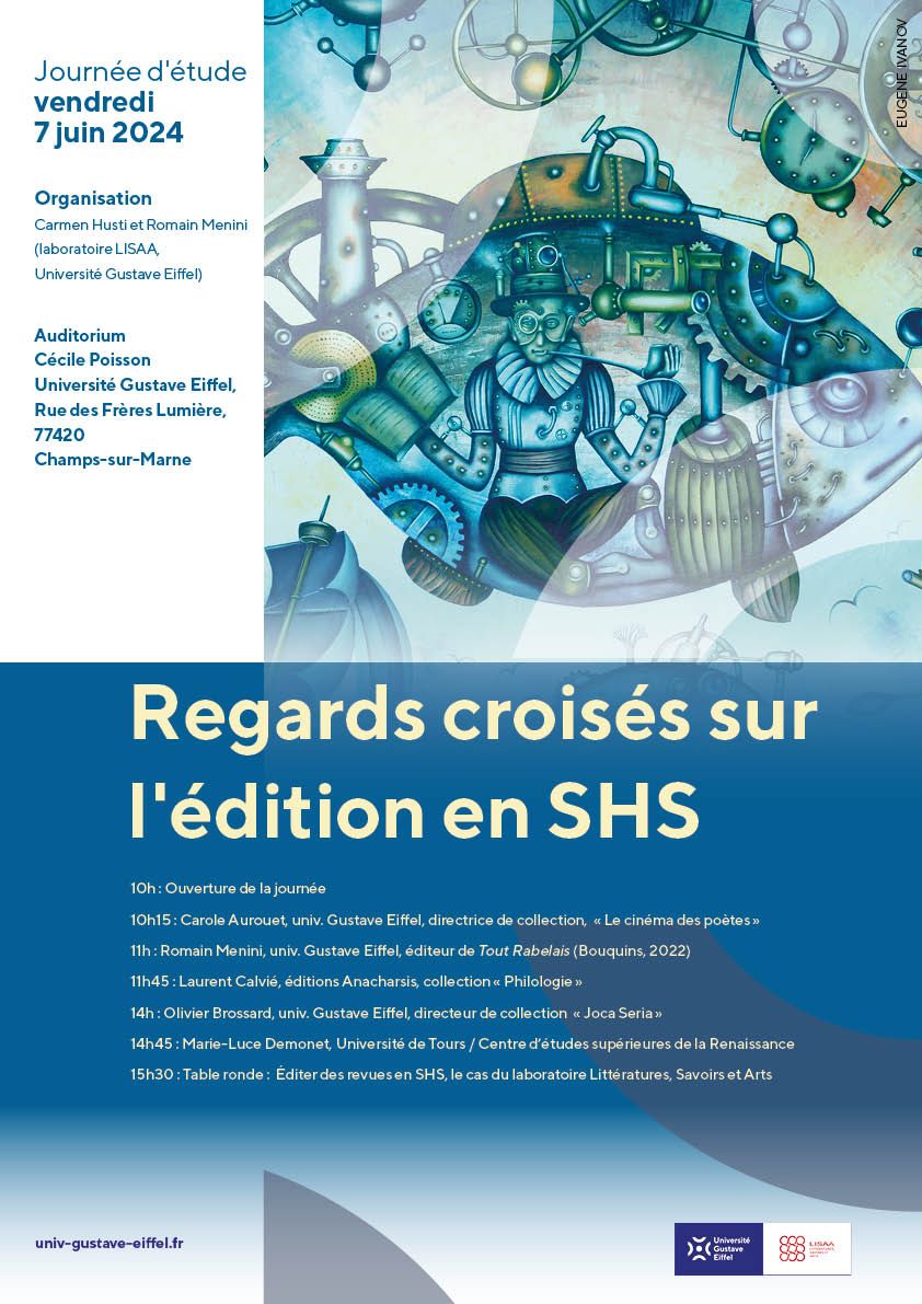 Regards croisés sur l'édition en SHS (Champs-sur-Marne)