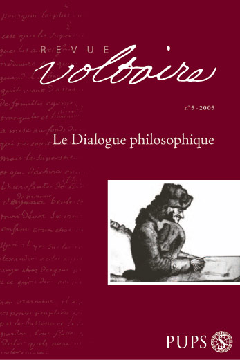 Le Dialogue philosophique, Revue Voltaire n°5