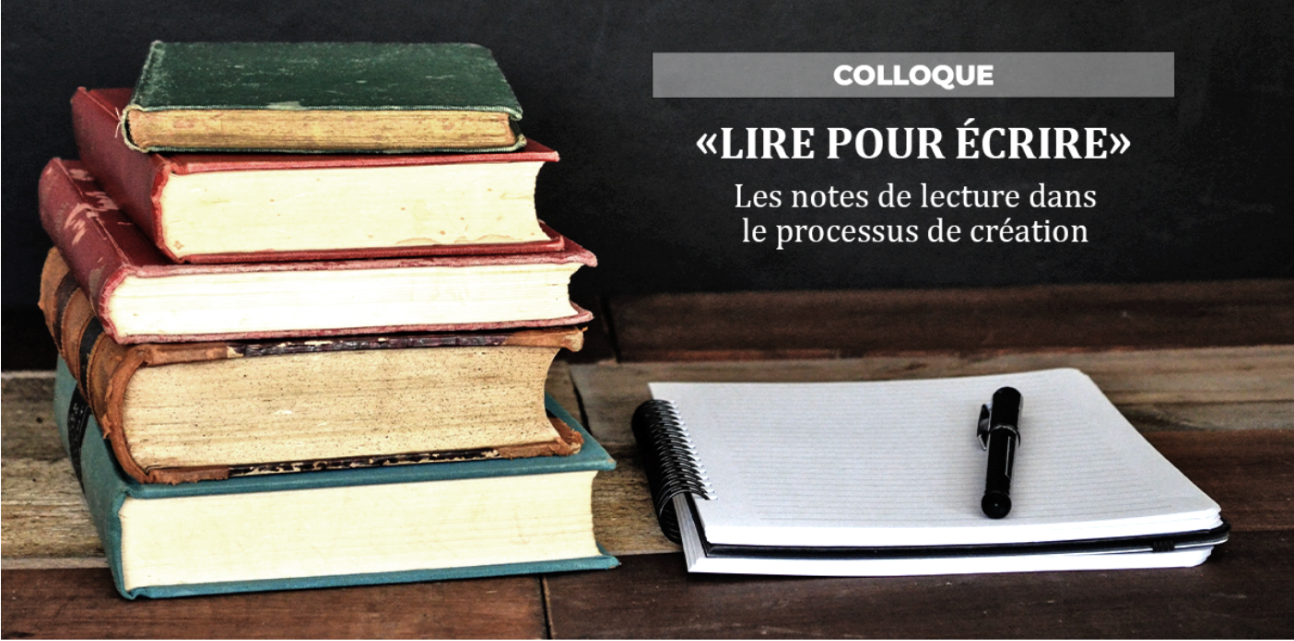 Lire pour écrire – sur les notes de lecture des penseurs (Paris & Marne-la-Vallée)