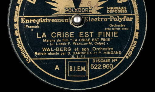 Crise: rire/dénoncer en musique dans l'Europe des années 1930