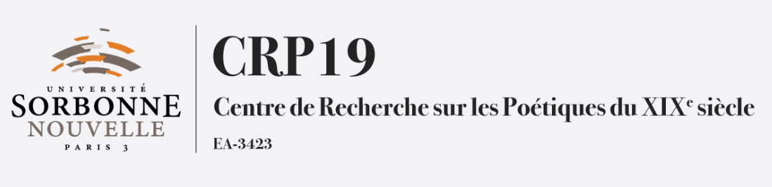 Journée d'étude des doctorant-e-s du CRP 19. Lectures du CRP 19 - Dixième édition : Delphine de Germaine de Staël (Sorbonne nouvelle)