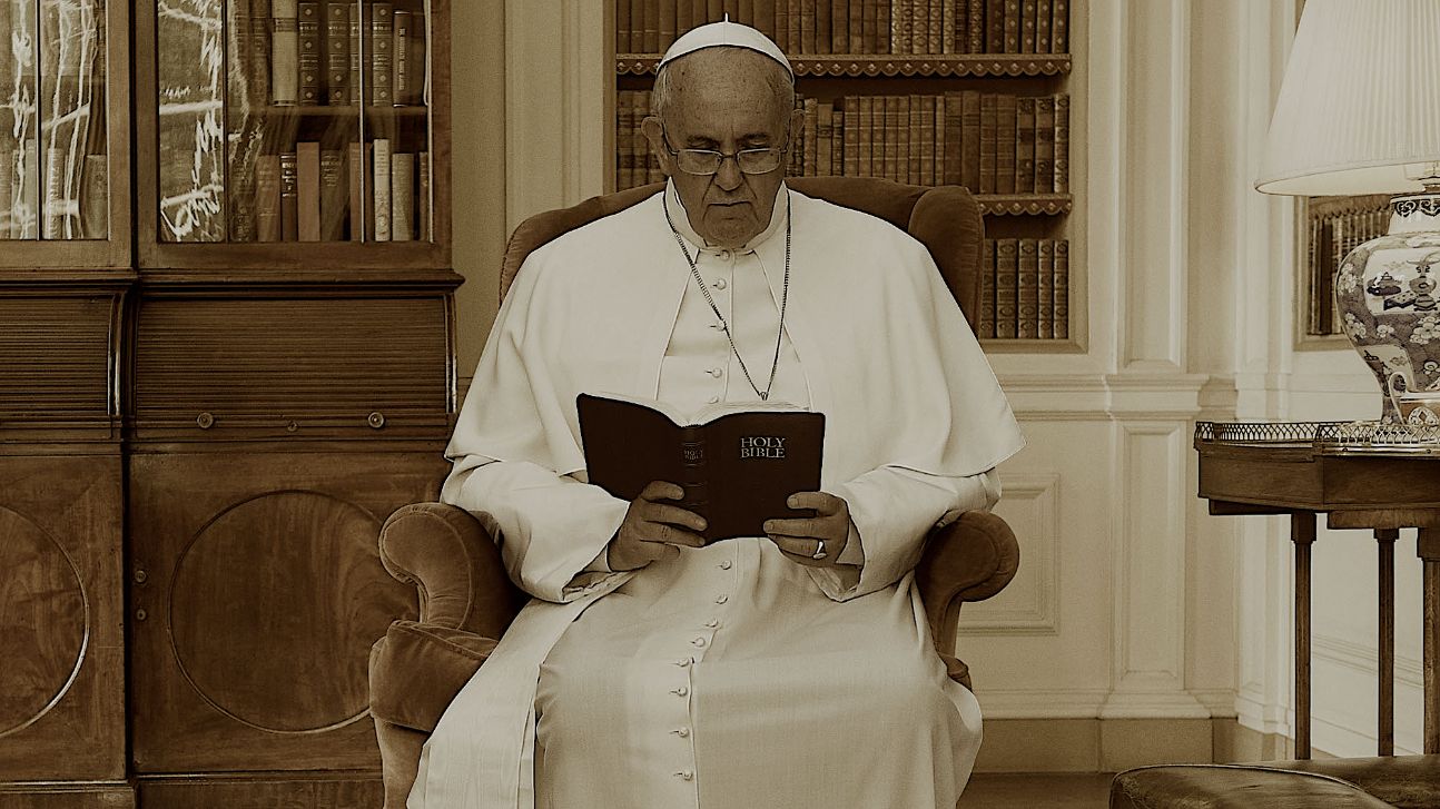 Habemus epistulam (la mitre et la plume)