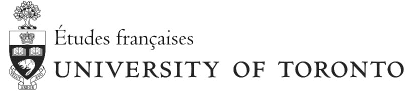 Programmes en études françaises (MA et PhD) à l'Université de Toronto
