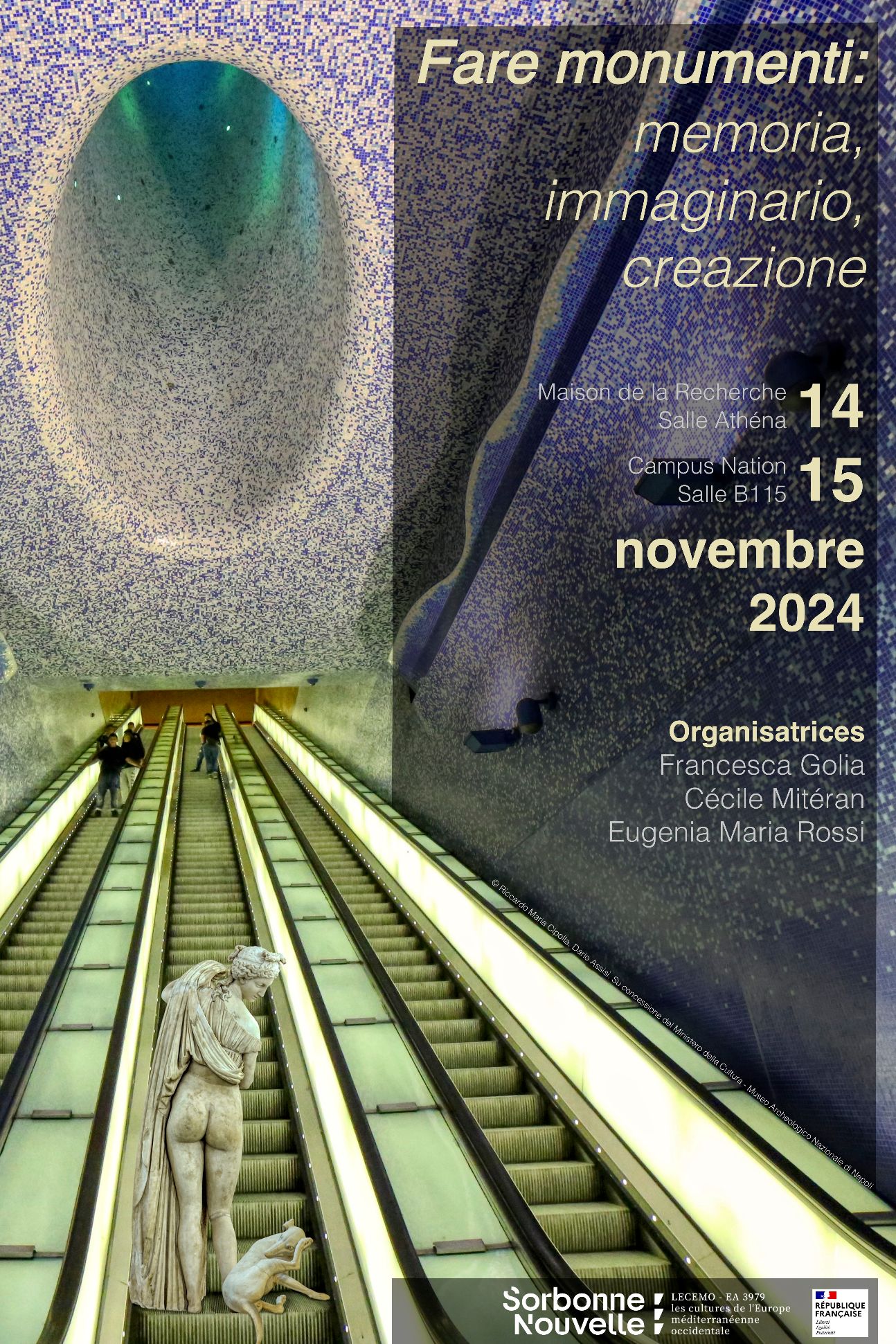 Monumentaliser : mémoire, imaginaire, création / Fare monumenti : memoria, immaginario, creazione (Sorbonne nouvelle)