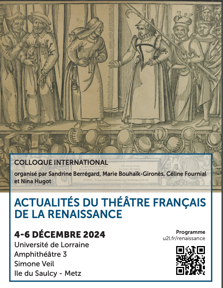 Actualités du théâtre français de la Renaissance (Metz)