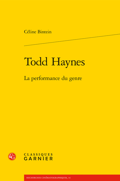 Céline Bintein, Todd Haynes. La performance du genre