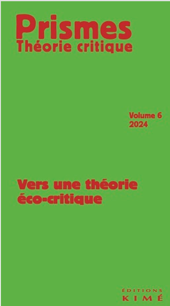 Prismes. Théorie critique, vol. 6 :