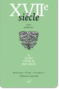 XVIIe Siècle, n° 306 :