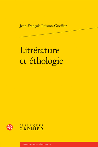 Jean-François Poisson-Gueffier, Littérature et éthologie