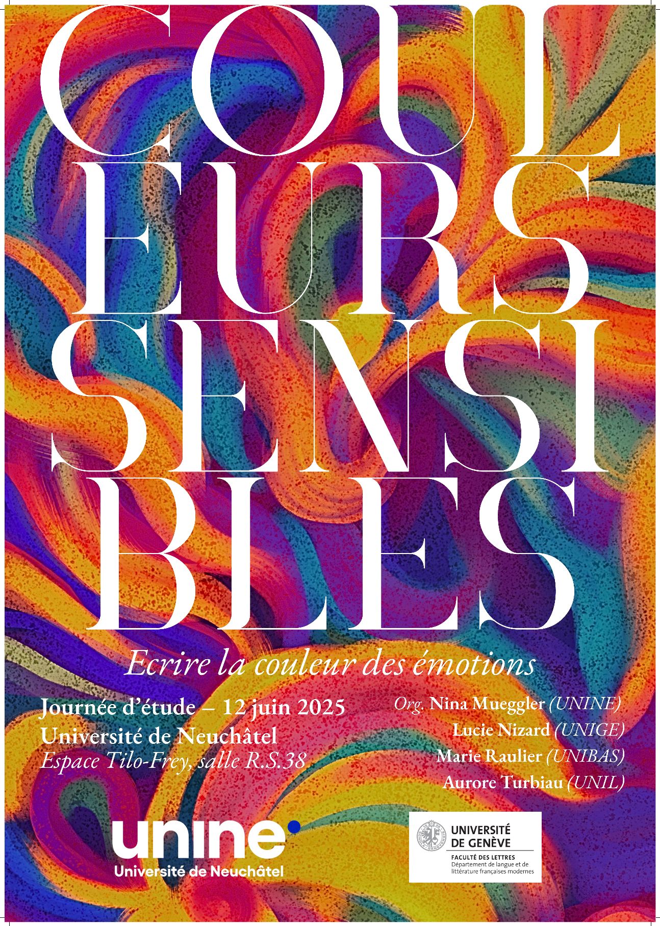 Couleurs sensibles. Écrire la couleur des émotions (Neuchâtel, Suisse)