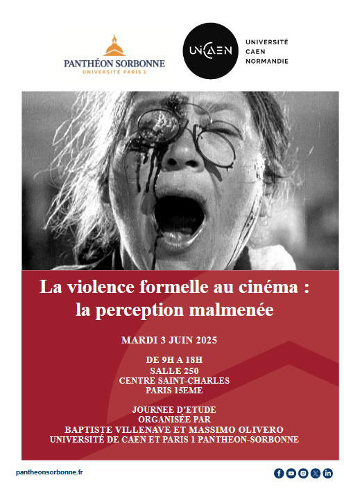 La violence formelle au cinéma. La perception malmenée (Paris)
