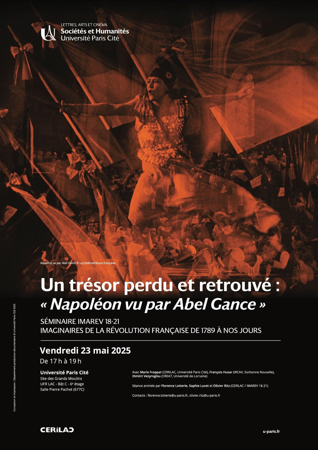 Un trésor perdu et retrouvé : Napoléon vu par Abel Gance (Univ. Paris Cité)