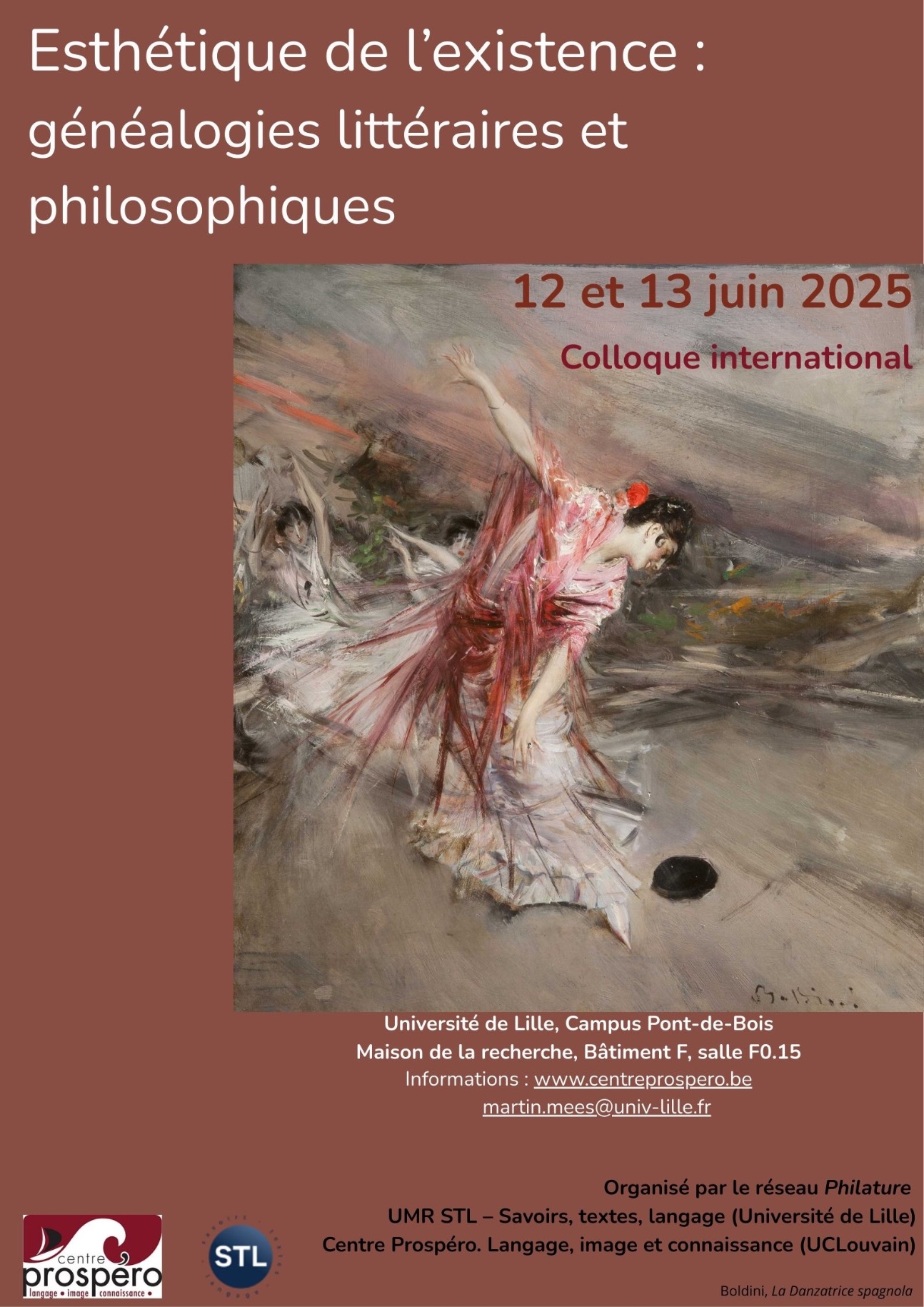 Esthétique de l’existence : généalogies littéraires et philosophiques (Lille)