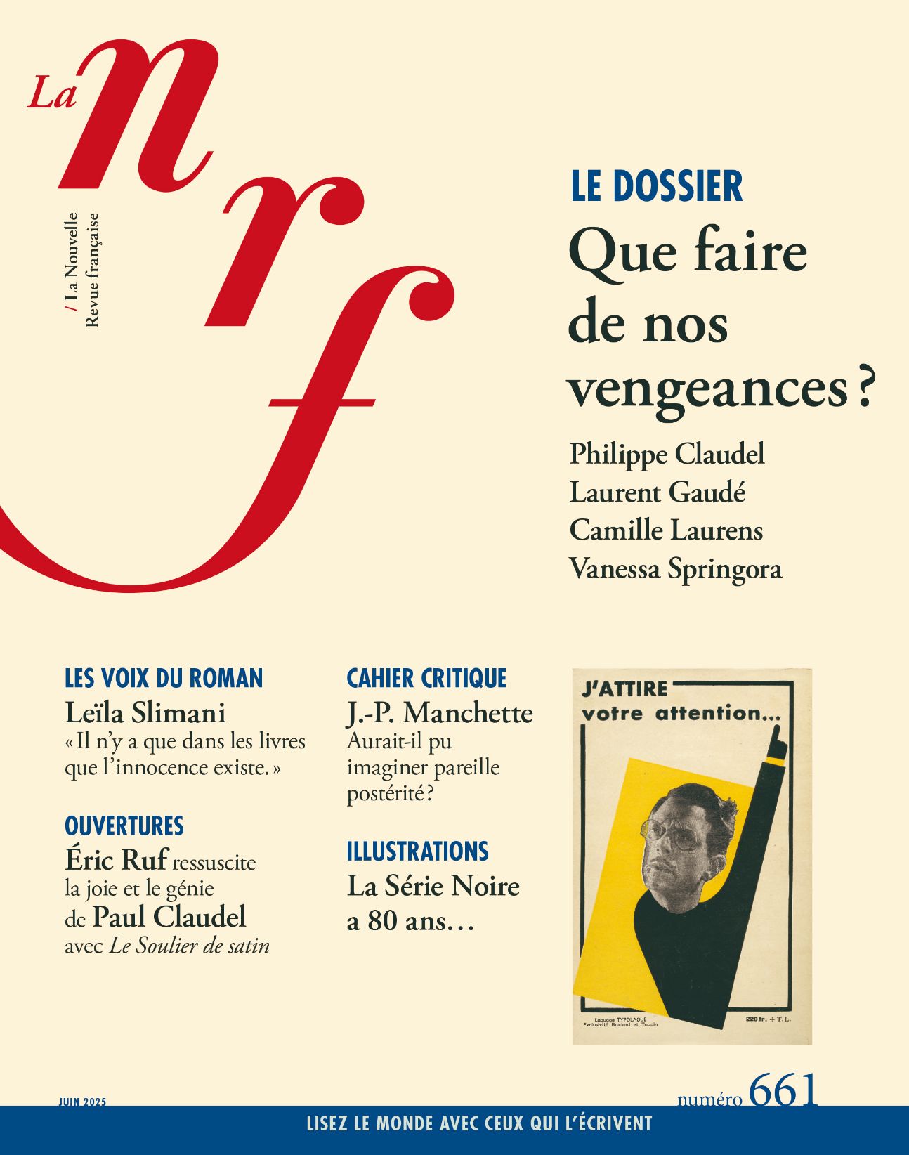 La Nouvelle Revue Française, n° 661