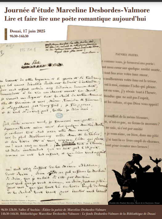 Marceline Desbordes-Valmore, lire et faire lire une poète romantique aujourd’hui (Douai)