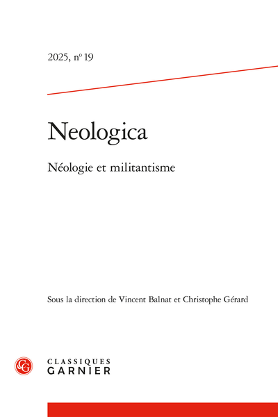Neologica 2025, n° 19 :