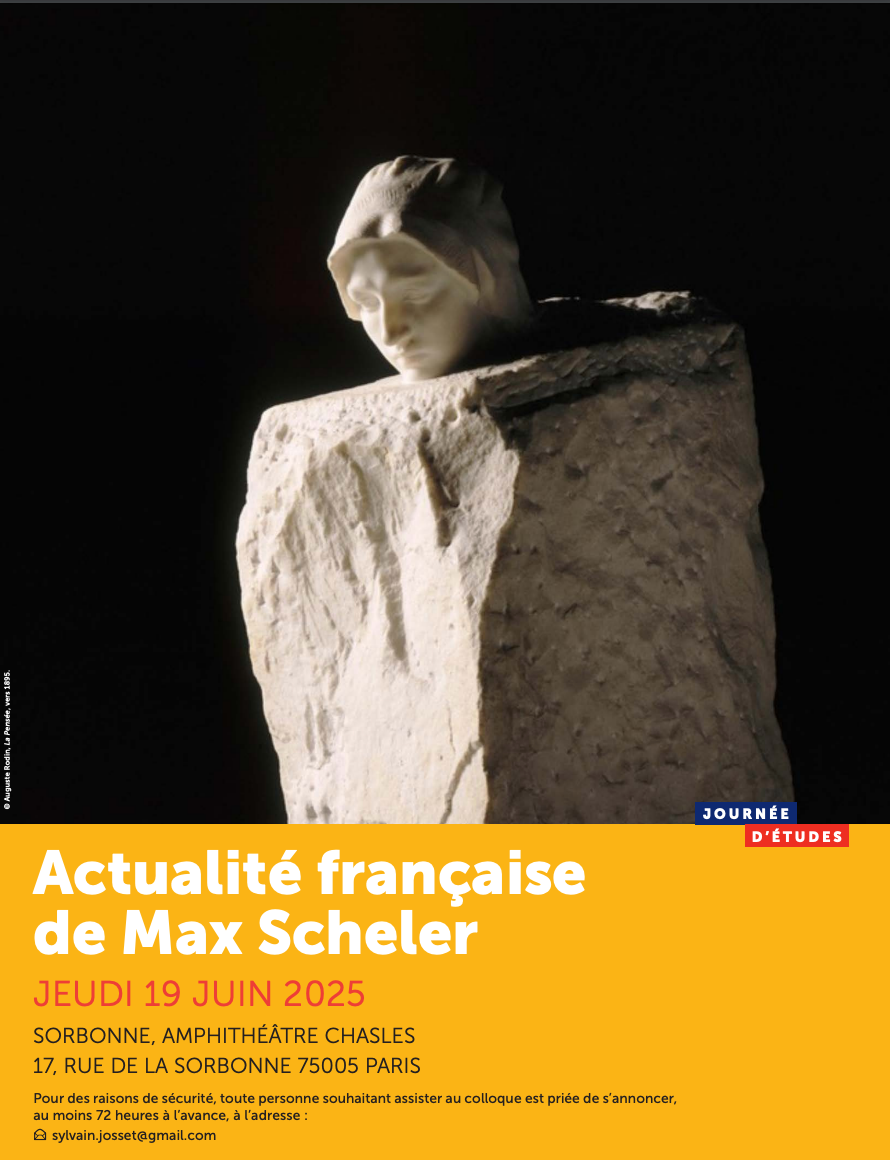 Actualité française de Max Scheler